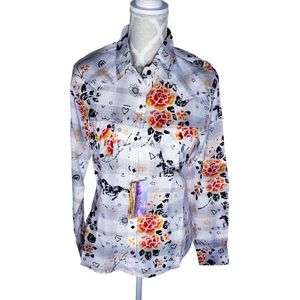 Panhandle Slim Lightweight Western Rodeo Blouse MED NWT